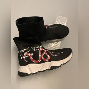 Balenciaga Black Sock Sneakers size 36/US 6